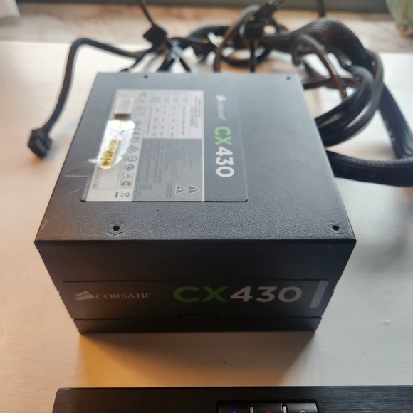 CORSAIR CX Series CX430, 430 Watt, 80+ Bronze Certified Non Modular Power Supply - Picture 1 of 5